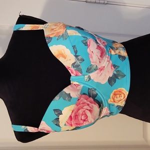 0F Torrid long line bikini top